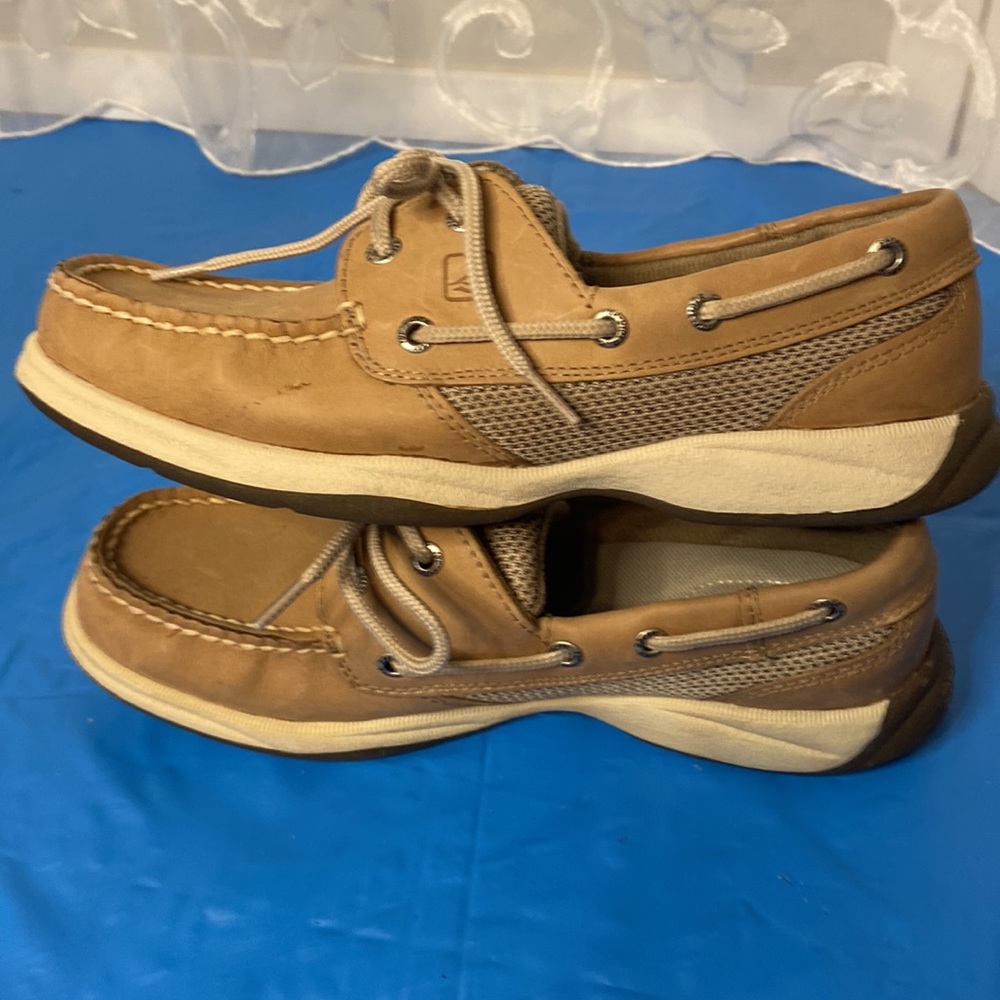 Sperry Top Siders tan/brown size 6.5 - Picture 4 of 8